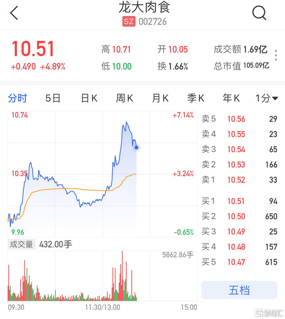龙大肉食股票的投资价值解析