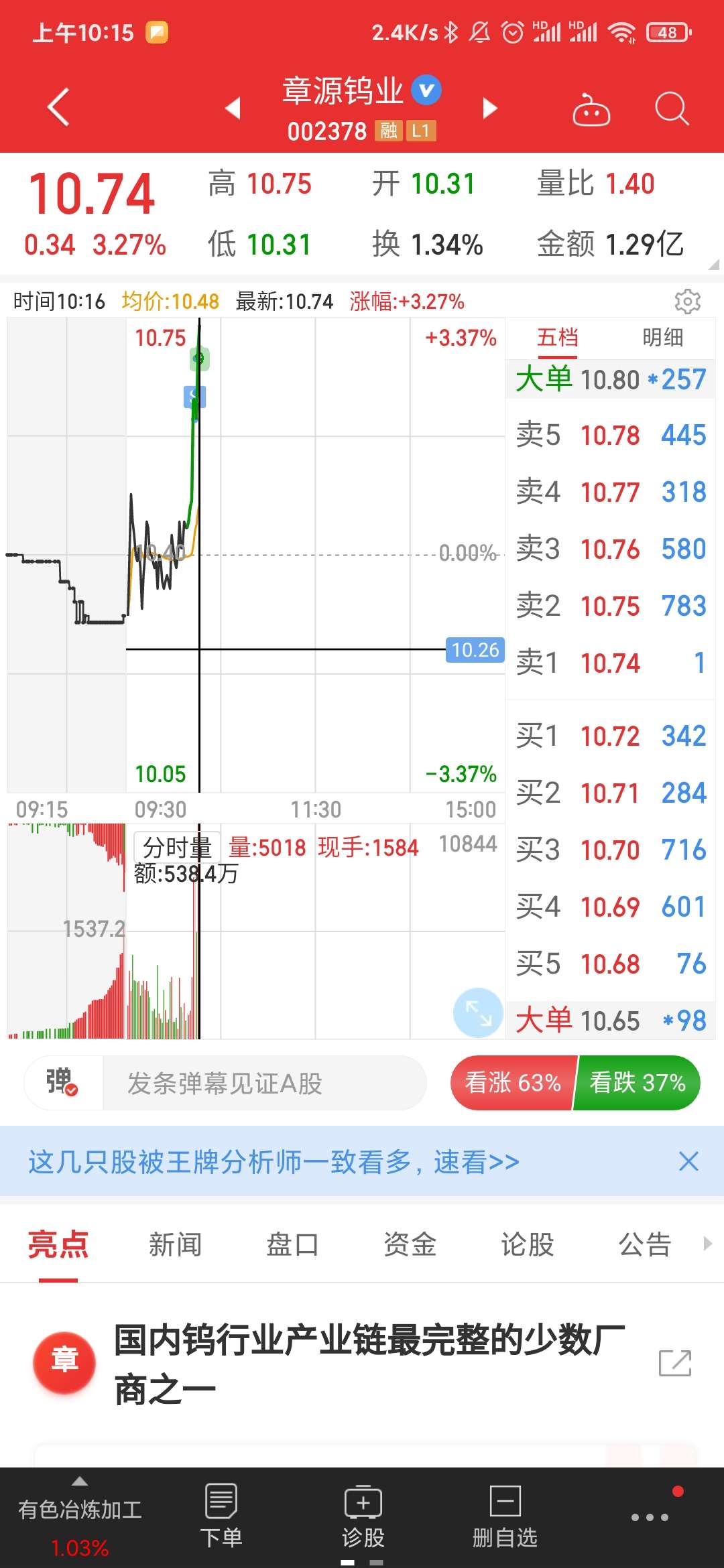 漳源钨业股票，潜力与挑战并存的矿业蓝筹