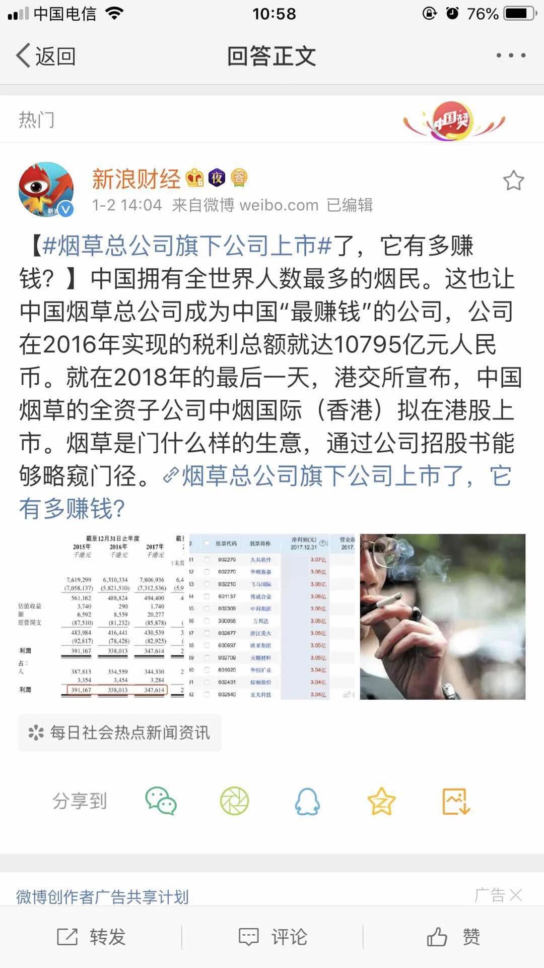 烟草公司上市股票，资本市场的双刃剑
