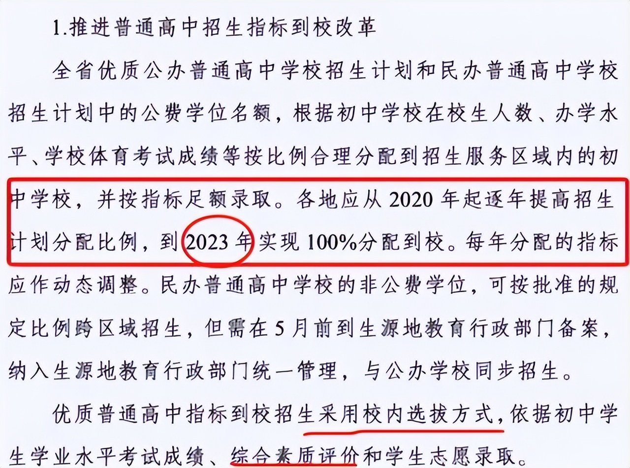 全面取消普通高中跨市招生的影响与对策