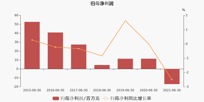 2024年半年度财报揭晓，企业面临挑战，净利润亏损约-1.04亿元