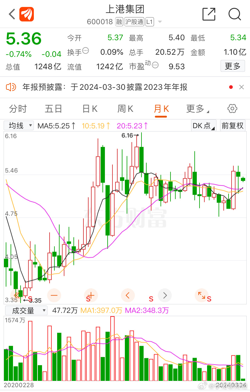 上港集团股票走势深度解析，市场动态、影响因素与未来展望