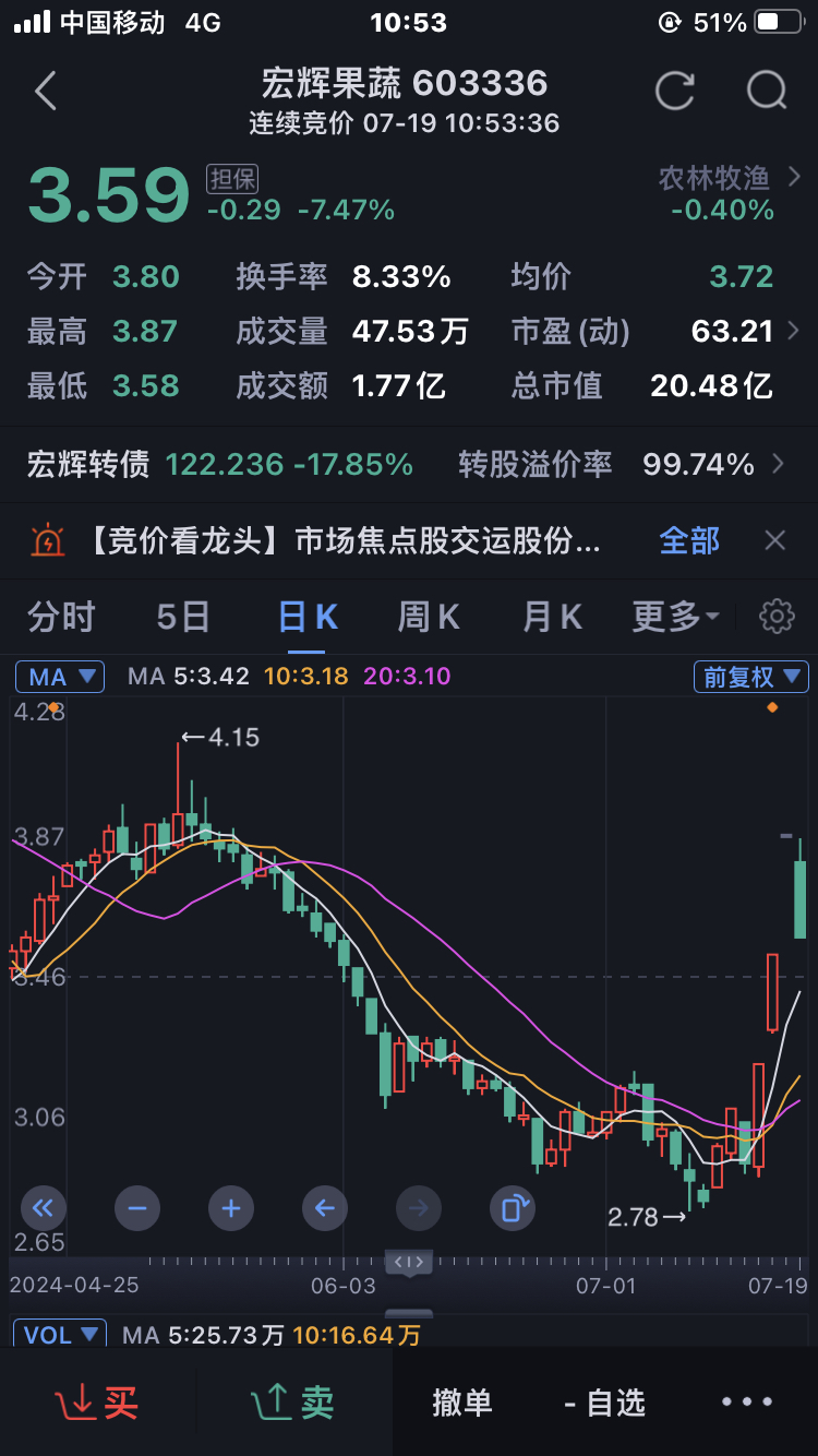 宏辉果蔬股票，农业蓝海中的潜力股