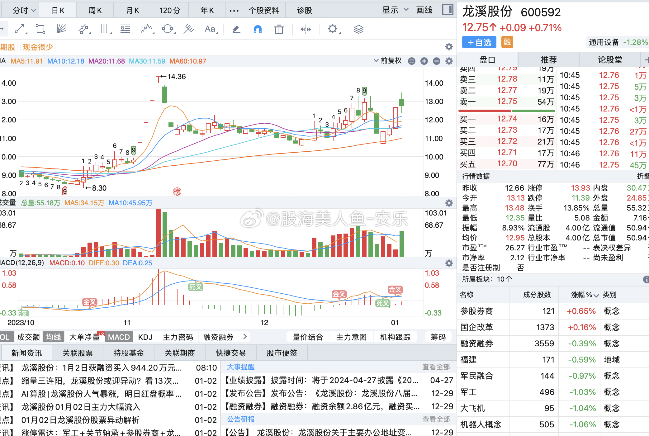 龙溪股份股票行情深度解析