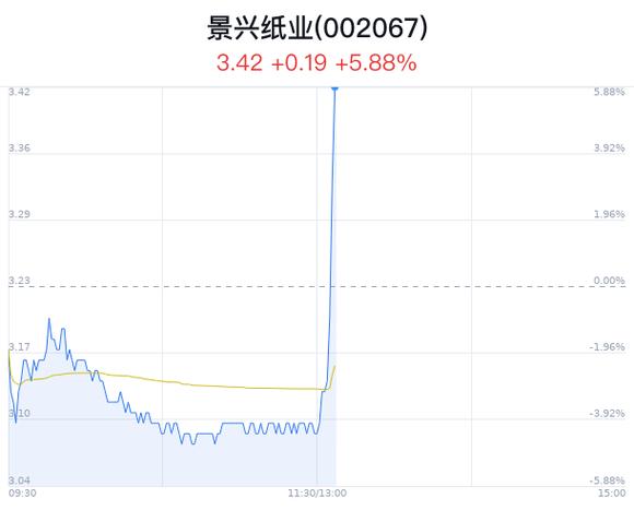 景兴纸业股票价格，市场动态与未来展望