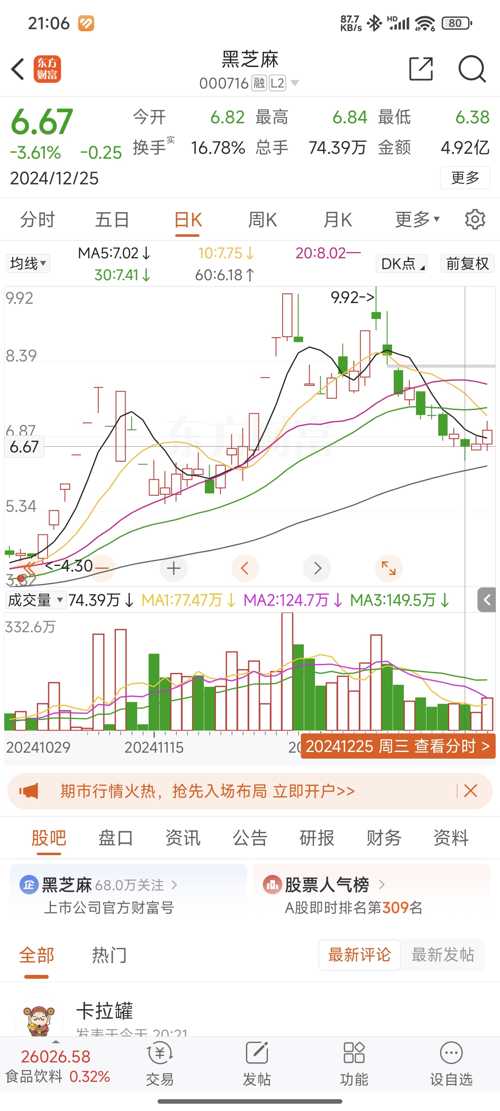 南方黑芝麻糊股票，传统与资本市场的甜蜜邂逅