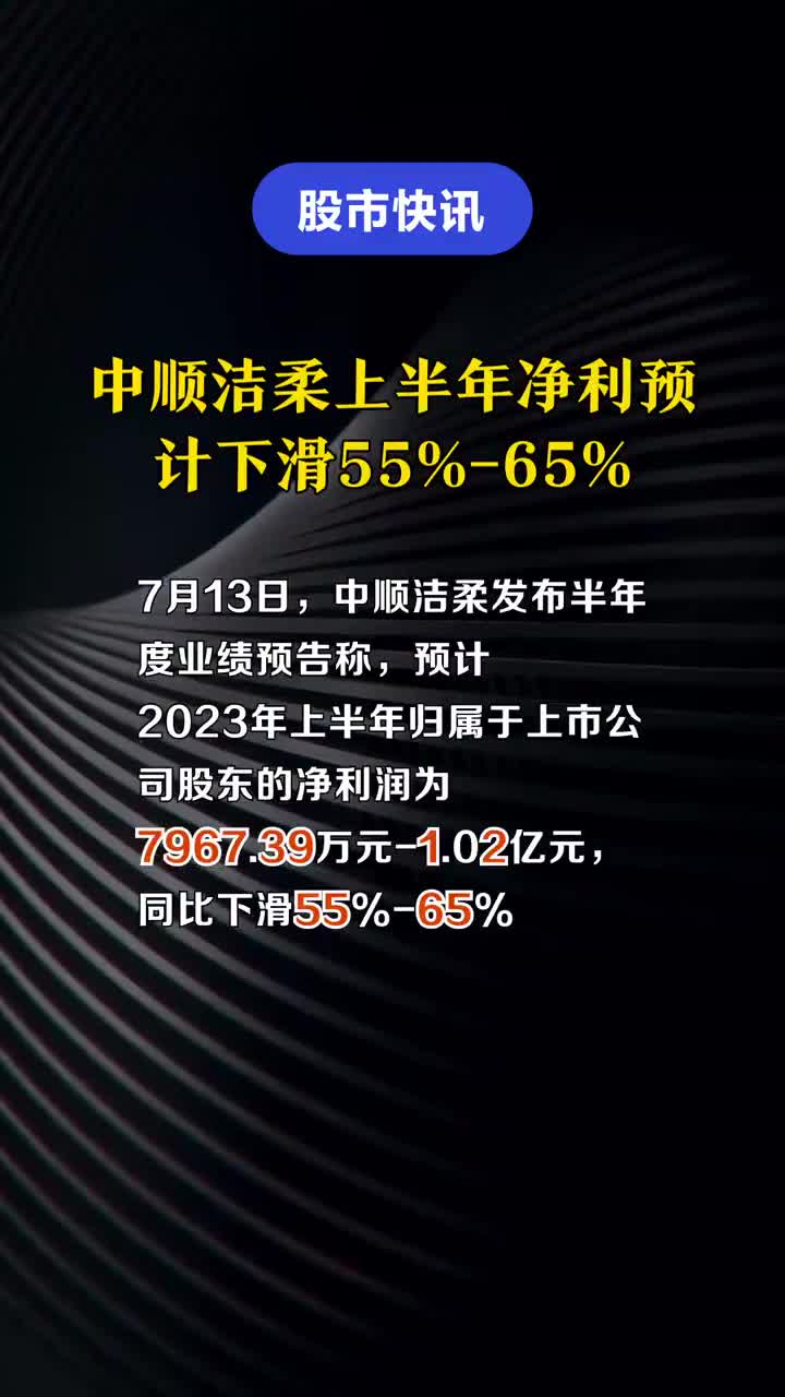 探索中顺洁柔股票，市场表现、行业地位与未来展望