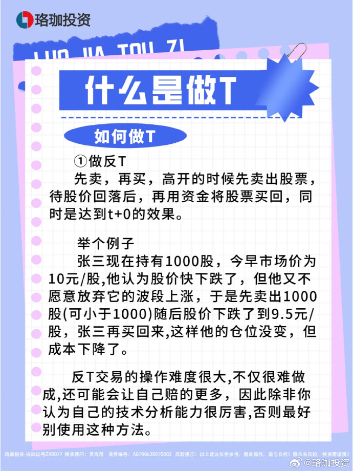 适合做T的股票，策略、技巧与风险控制