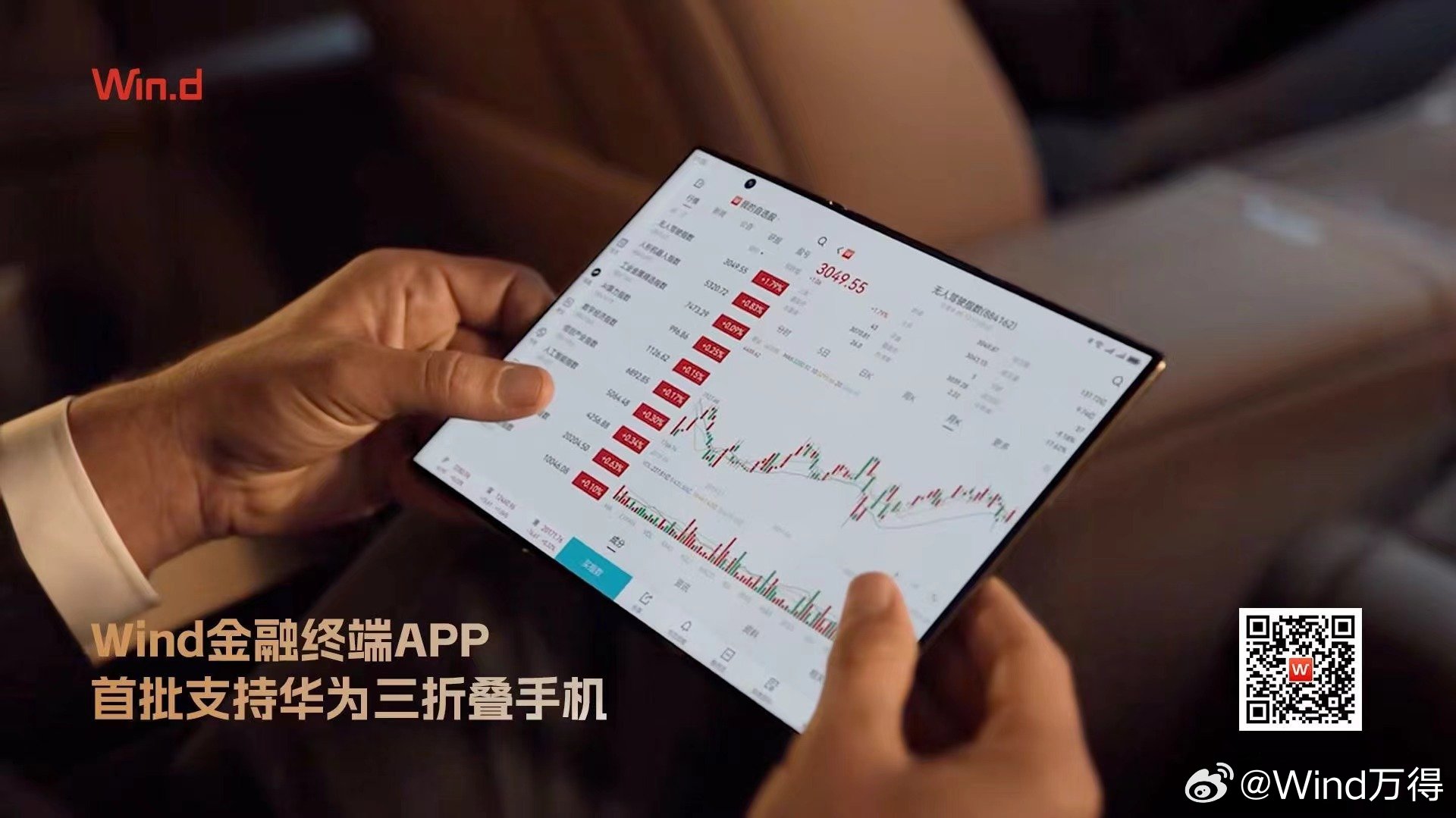 华为折叠屏手机与炒股软件的革新融合
