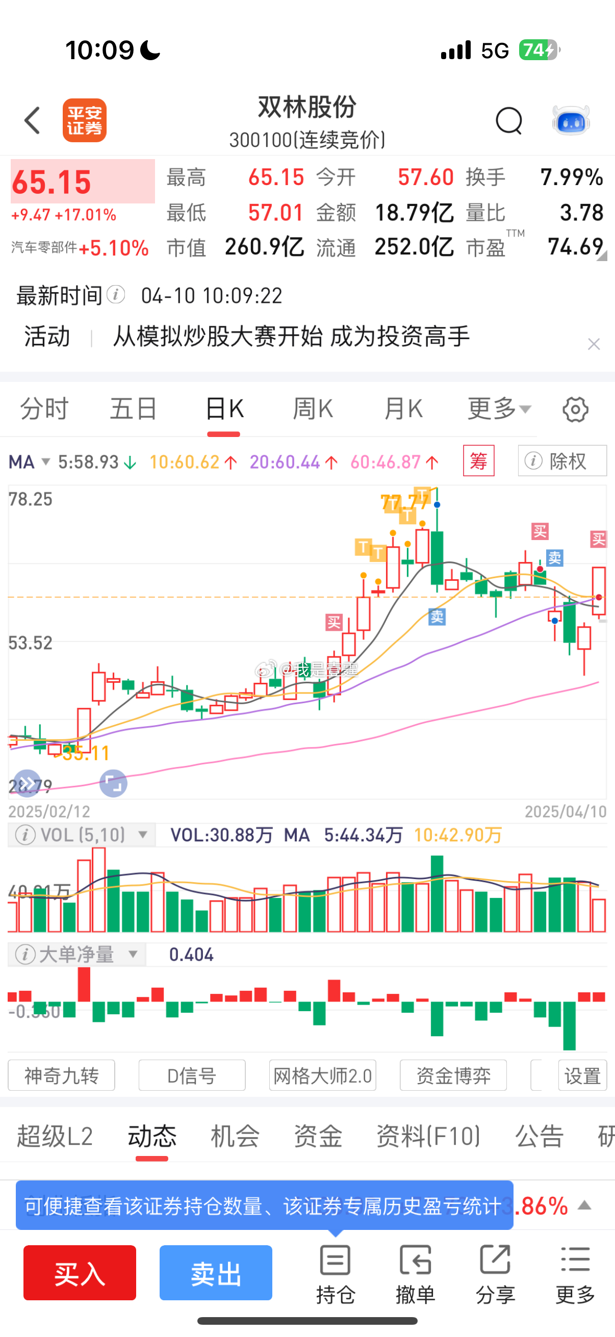 双林股份股票行情深度解析