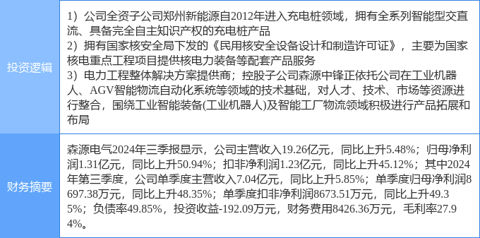 森源电气股票分析