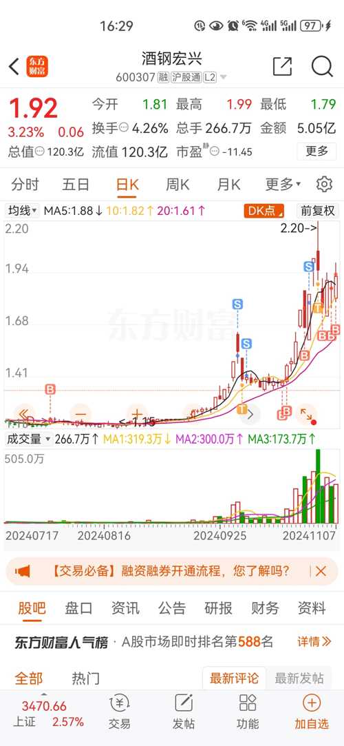 酒钢宏兴股票，投资潜力与市场展望
